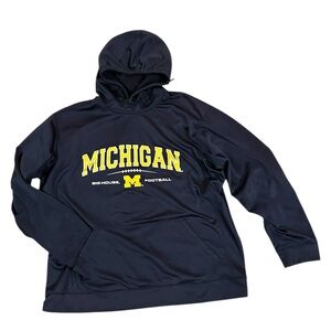 Michigan Wolverines Football Big House Hoodie Sweatshirt XL Men’s Go Blue